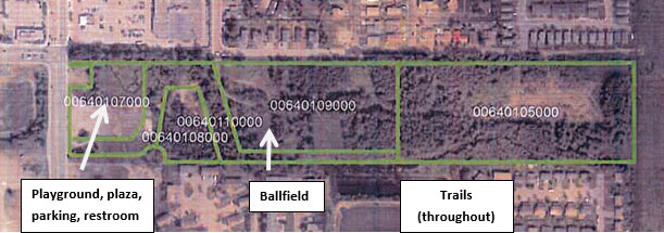 Map (or Aerial Photo) Delineating Project Area and Proposed Boundary - SAMPLE