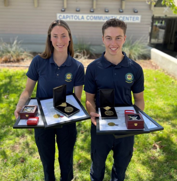 Riley Rhodes and Max Hunter