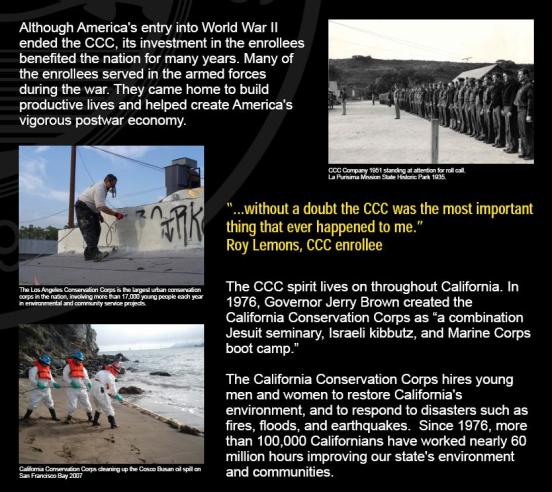 CCC Anniversary Exhibit Panel 6