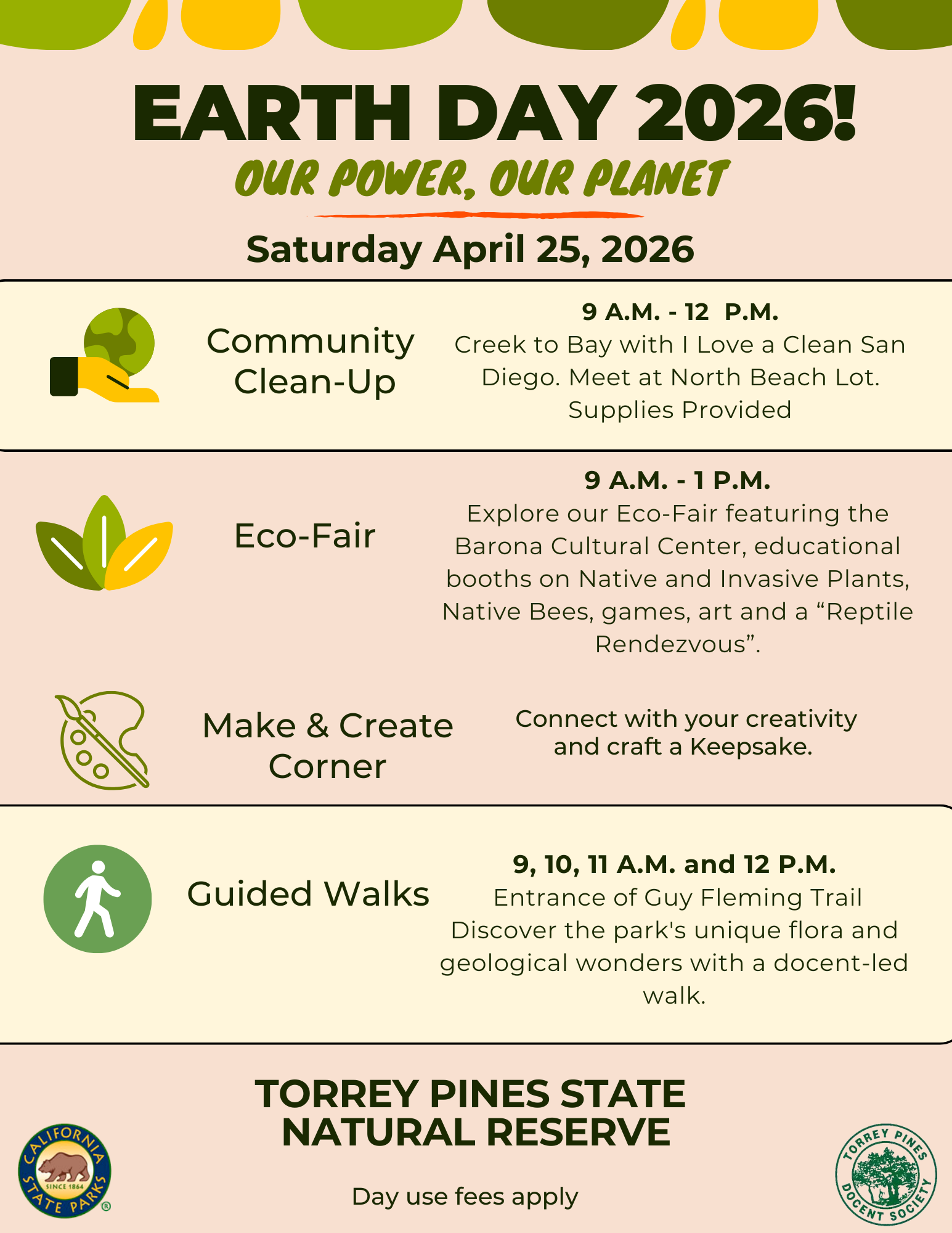 Earth Day Schedule
