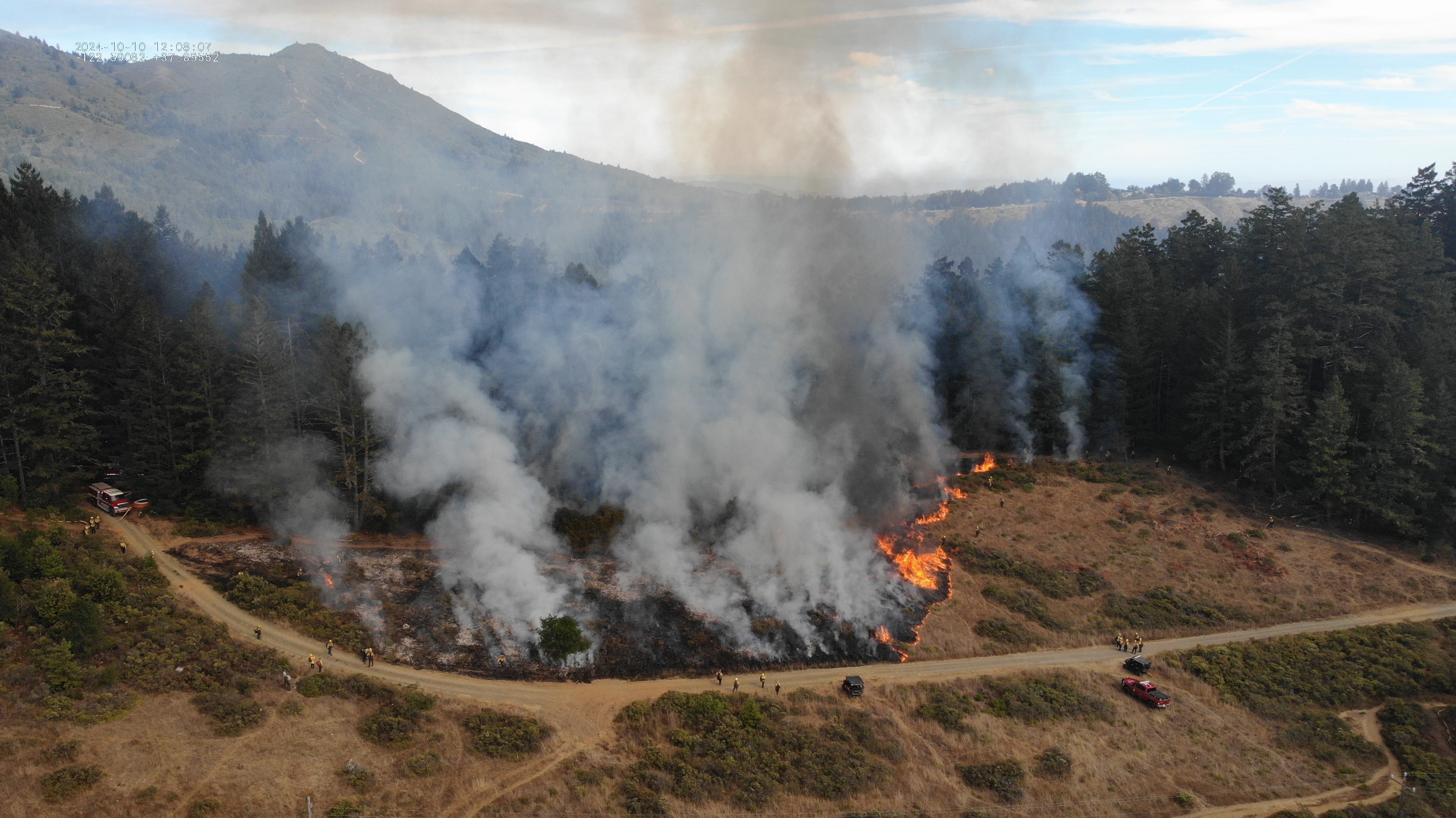 2022 Prescribed Broadcast Burn in Jack London SHP