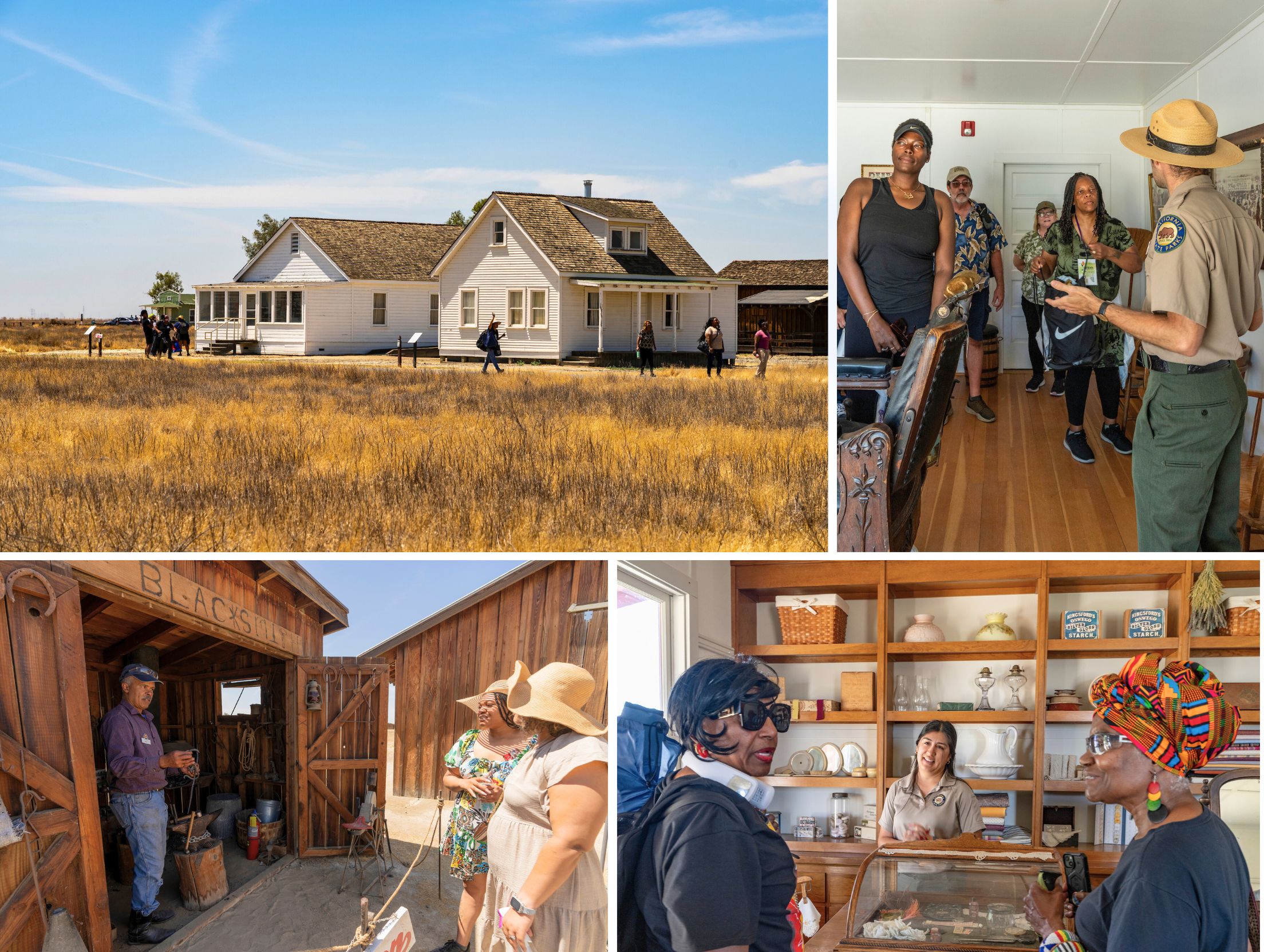 Scenes from this year's Juneteenth celebration at Col. Allensworth State Historic Park. Photos from California State Parks
