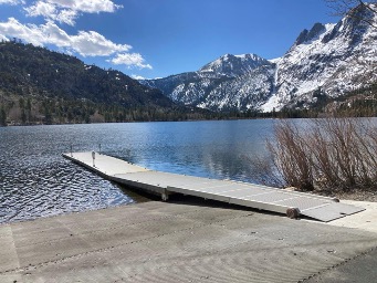 Silver Lake&rsquo;s new launch ramp and boarding float completed in 2023.