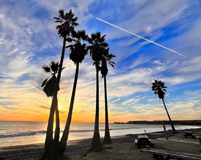 Sunset at Doheny State Beach. Photo from California State Parks.