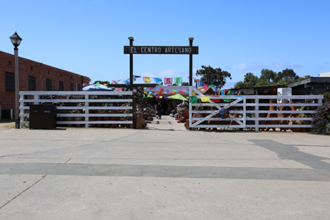 Front entrance to the concession facility located in Old Town San Diego SHP.