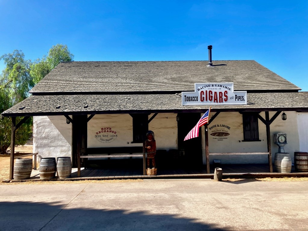 Front entrance to the concession facility located in Old Town San Diego SHP. Photo from California State Parks.